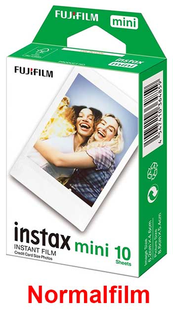 Filmpack für 10 Fotos, ungeöffnete Packs werden zurückgenommen