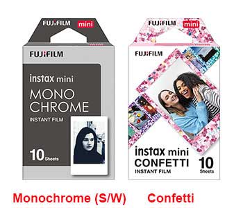 Spezial-Filmpacks für 10 Fotos, ungeöffnete Packs werden zurückgenommen.